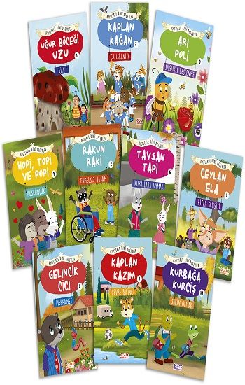 Ayetlerle Dini Değerler Set (10 Kitap) - Gülce Kitap Kitap