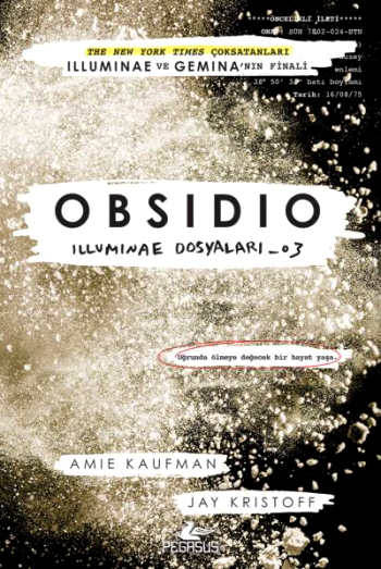 Obsidio - Pegasus Yayınları Kitap
