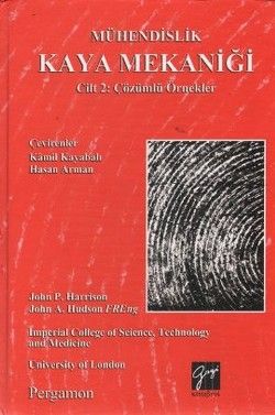Mühendislik Kaya Mekaniği Cilt 2: Çözümlü Örnekler - John Hudson, Akademik Kitaplar Türkçe kitap kapağı