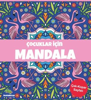 Çocuklar İçin Mandala - Lacivert - Bookalemun Yayınevi Kitap