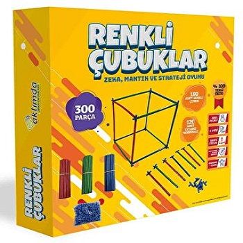 Renkli Çubuklar - Aklımda Zeka Oyunları Kitap