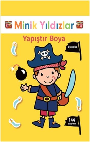 Korsanlar Yapıştır Boya - Minik Yıldızlar - Doğan Egmont Yayıncılık Kitap