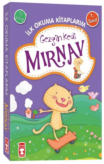 Gezgin Kedi Mırnav İlk Okuma Kitaplarım Set (10 Kitap) - Timaş Çocuk Kitap