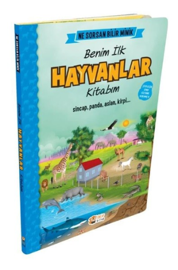 İngilizce Destekli İlk Büyük Hayvanlar Kitabım - Sincap Kitap Kitap