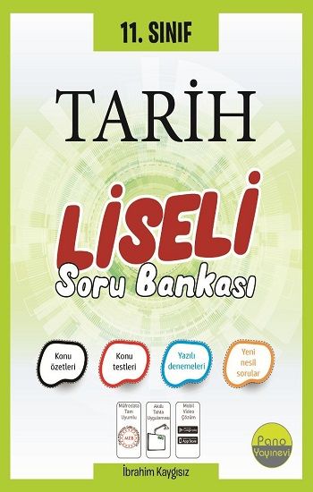 11.Sınıf Liseli Tarih Soru Bankası - Pano Yayınevi Kitap