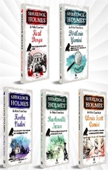 Sherlock Holmes Seti (5 Kitap Takım) - Çınaraltı Yayınları Kitap