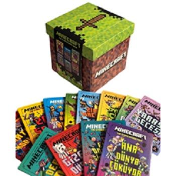 Mega Minecraft Küpü 12 Kitap Set - X-Libris Kitap