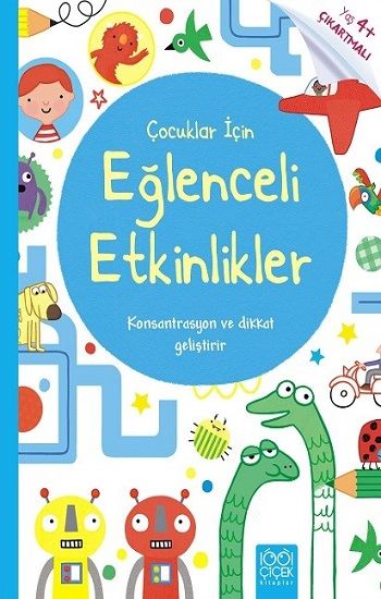 Çocuklar İçin Eğlenceli Etkinlikler - Çıkartmalı - 1001 Çiçek Kitaplar Kitap