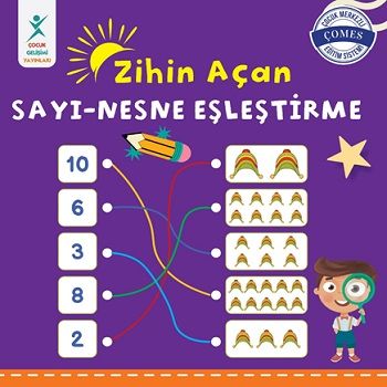Zihin Açan Sayı-Nesne Eşleştirme - Çocuk Gelişimi Yayınları Kitap
