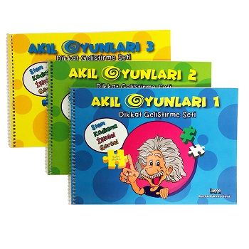 Akıl Oyunları Dikkat Geliştirme Seti - Gaga Yayınları Kitap