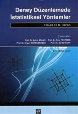 Deney Düzenlemede İstatiksel Yöntemler - Charles R. Hicks, Akademik Kitaplar Türkçe kitap kapağı
