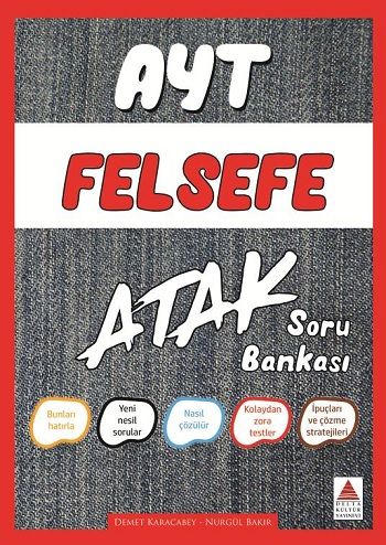 AYT Felsefe Atak Soru Bankası - Delta Kültür Yayınevi Kitap