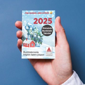 2025 Mıknatıslı Buzdolabı Takvimi - Delta Kültür Yayınevi Kitap