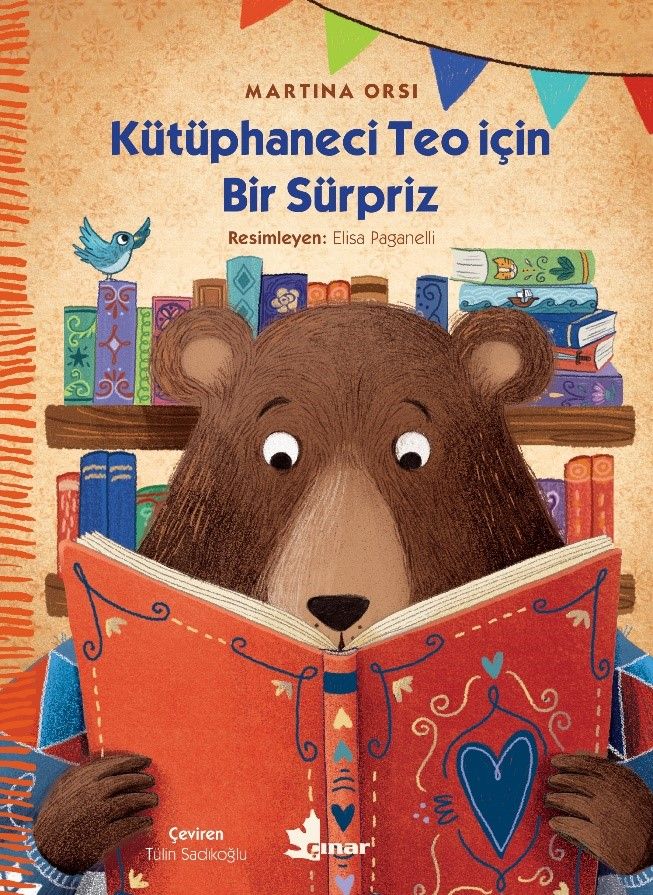 Kütüphaneci Teo için Bir Sürpriz - Çınar Yayınları Kitap