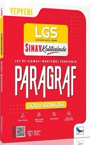 8. Sınıf LGS Paragraf Sınav Kalitesinde Soru Bankası - Sınav Yayınları Kitap