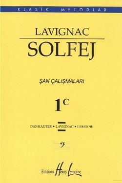 Lavignac Solfej 1C - Küçük Boy - Porte Müzik Eğitim Merkezi Kitap