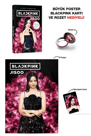 Blackpink Jisoo - K-Pop Yıldızları - Parodi Yayınları Kitap