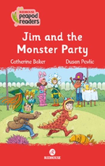 Jim and the Monster Party -Peapod Readers -20 - Redhouse Yayınları Kitap