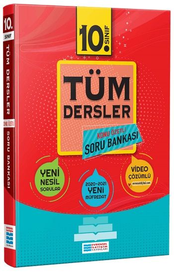 10. Sınıf Tüm Dersler Konu Özetli Çözümlü Soru Bankası - Evrensel İletişim Yayınları Kitap
