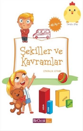 Şekiller ve Kavramlar Etkinlik Kitabı (48 Ay) - Bir Ocak Yayınları Kitap