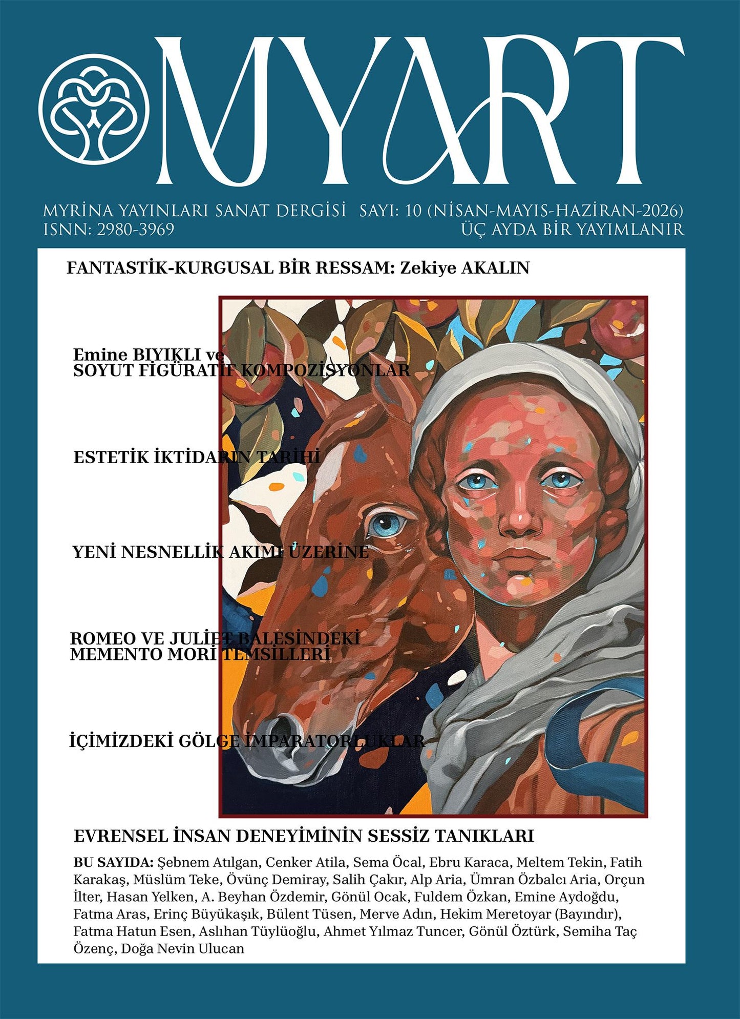 Myart-10 (Nisan-Mayıs-Haziran-2026) - Myrina Yayınları Kitap