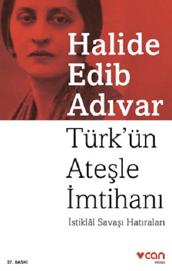 Türk’ün Ateşle İmtihanı - Halide Edib Adıvar, Anı - Mektup - Günlük Türkçe kitap kapağı