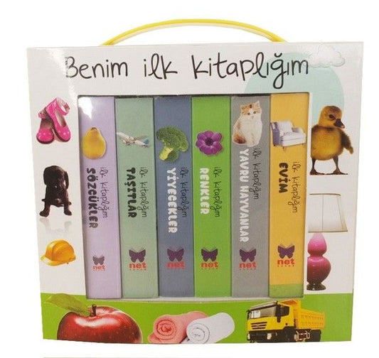 Benim İlk Kitaplığım Yeşil-6 Kitap - Net Çocuk Yayınları Kitap