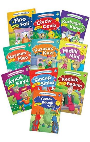 Hikayelerle Dini Değerler Set (10 Kitap Takım) - Timaş Çocuk Kitap