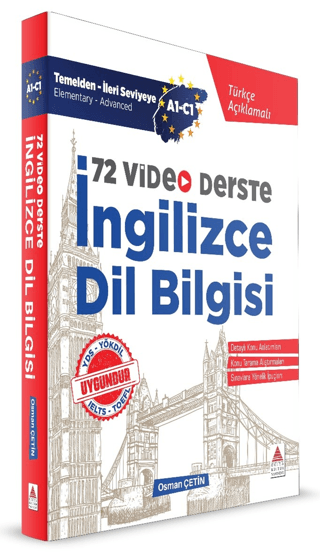 İngilizce Dil Bilgisi (72 Video Derste) - Delta Kültür Yayınevi Kitap