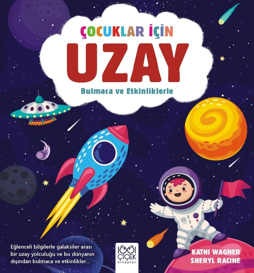 Çocuklar İçin Uzay - Bulmaca ve Etkinliklerle - 1001 Çiçek Kitaplar Kitap