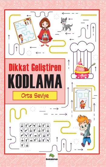 Dikkat Geliştiren Kodlama –Orta Seviye - Bookalemun Yayınevi Kitap