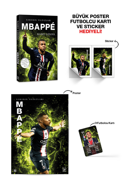 Mbappe - Sahanın Yıldızları - Parodi Yayınları Kitap