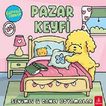 Güneşli Günler - Pazar Keyfi;Sevimli - Canlı Boyamalar - Büyülü Fener Yayınları Kitap