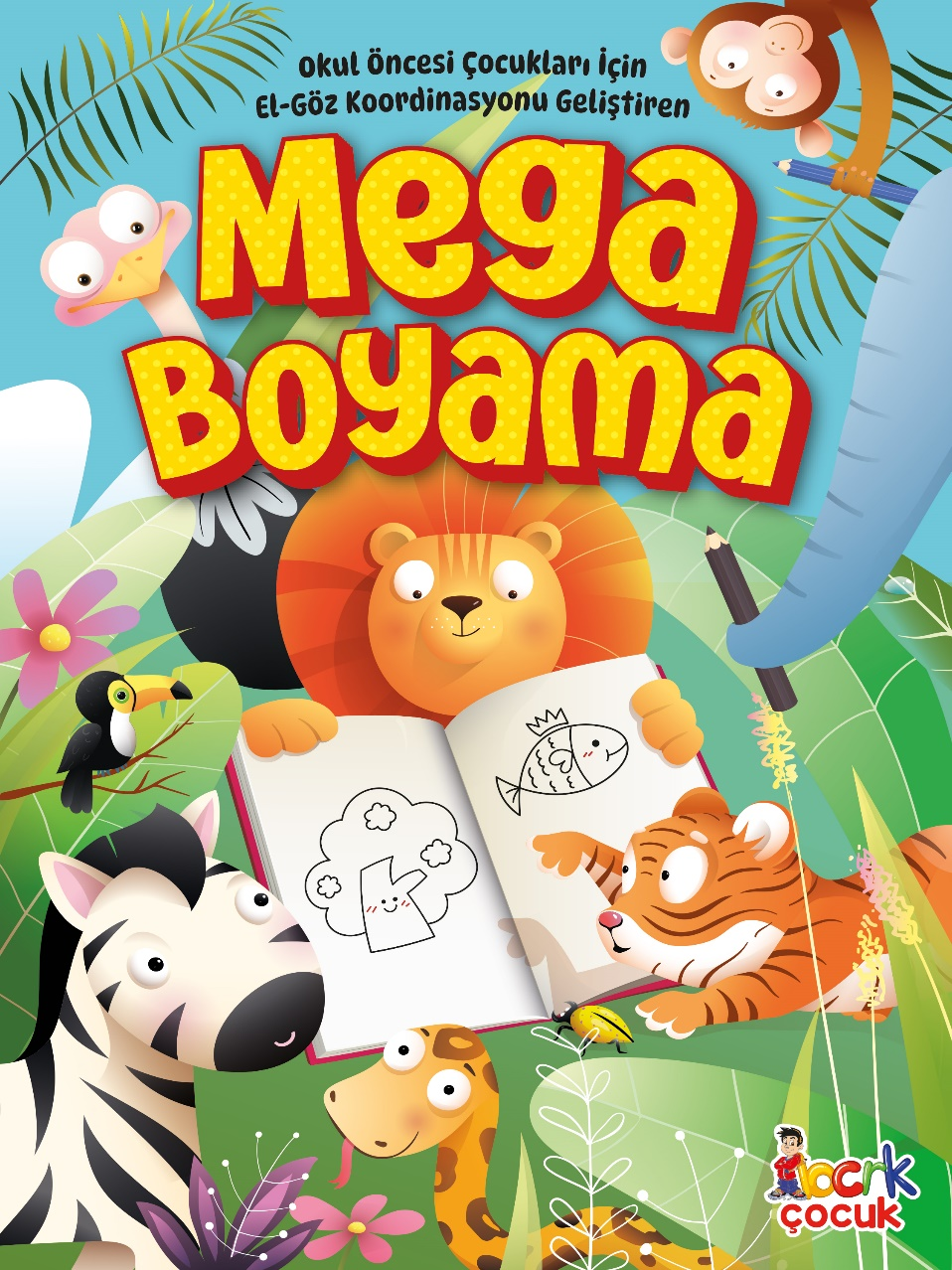 Mega Boyama (Maskeli) - Bıcırık Yayınları Kitap