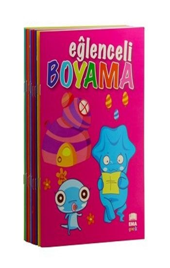 Eğlenceli Boyama Seti (10 kitap) - Ema Kitap Kitap