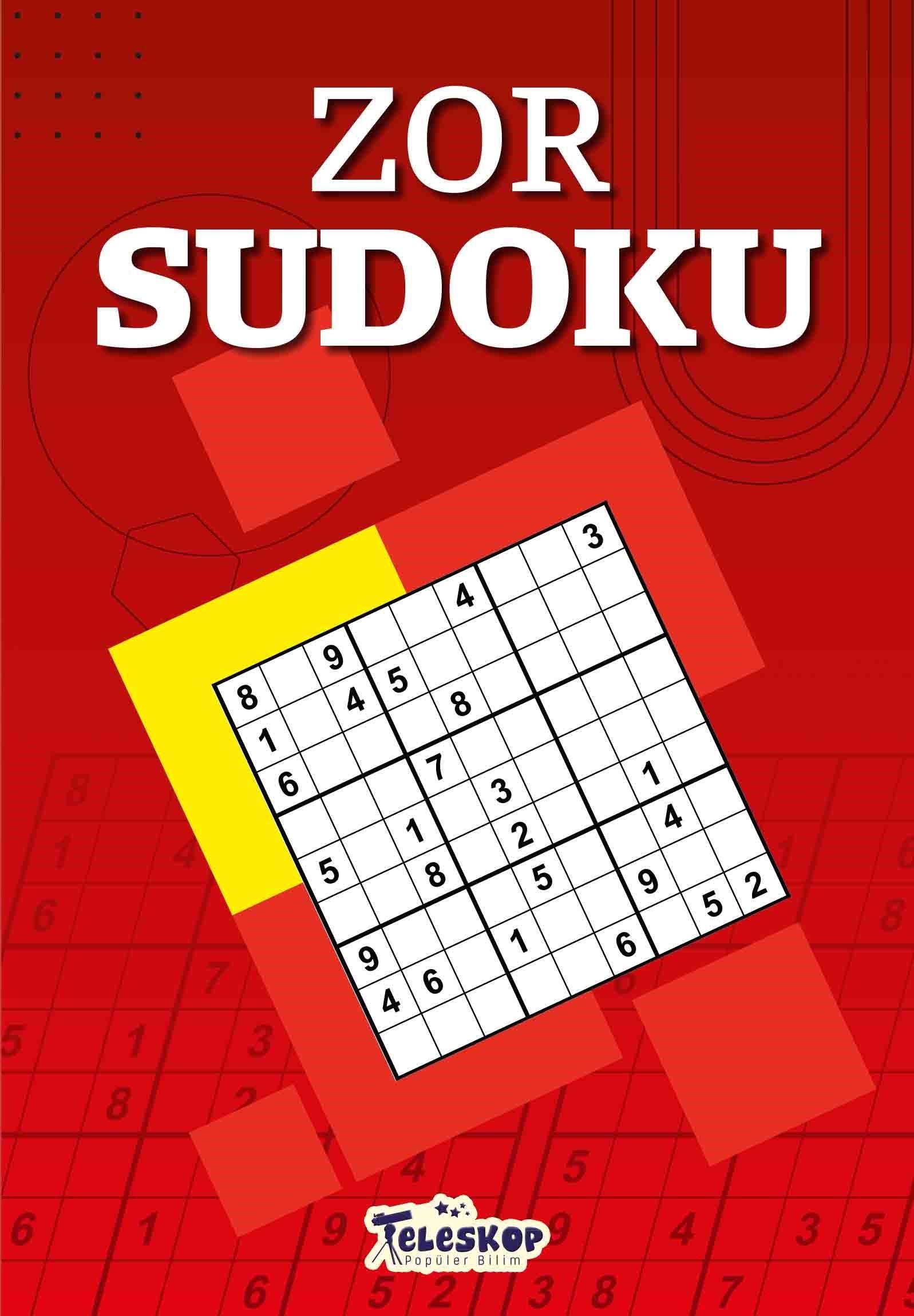 Zor Sudoku - Teleskop Popüler Bilim Kitap