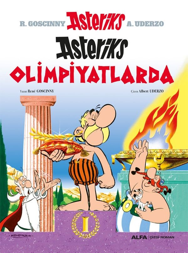 Asteriks Olimpiyatlarda - Alfa Yayınları Kitap