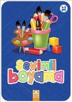 Sevimli Boyama (Lacivert) - Altın Kitaplar - Boyama ve Çocuk Kitapları Kitap