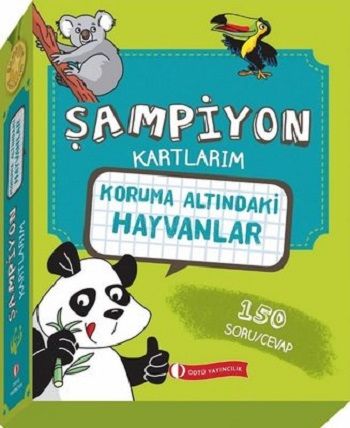 Koruma Altındaki Hayvanlar - Şampiyon Kartlarım - ODTÜ Geliştirme Vakfı Yayıncılık Kitap