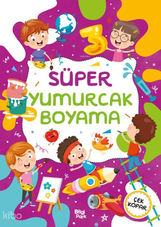 Süper Yumurcak Boyama Kitabı - Bilgi Park Kitap