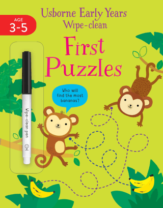 Early Years Wipe-Clean First Puzzles - Usborne Publishing Kitap