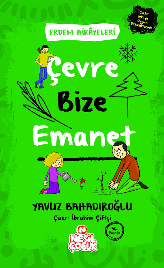 Çevre Bize Emanet Yavuz Bahadıroğlu Türkçe çocuk kitabı kapağı