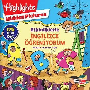 Hidden Pictures - Etkinliklerle İngilizce Öğreniyorum - Dikkat Atölyesi Yayınları Kitap