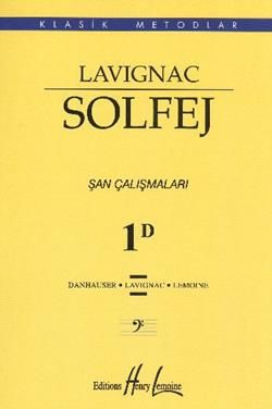 Lavignac Solfej 1D (Küçük Boy) - Danhauser, Nota Kitapları Türkçe kitap kapağı