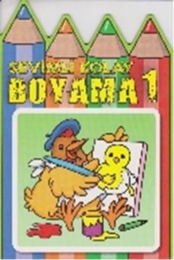 Sevimli Kolay Boyama 1 - Parıltı Yayınları Kitap