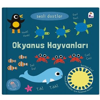Sesli Dostlar – Okyanus Hayvanları (Sesli Kitap) - İndigo Çocuk Kitap