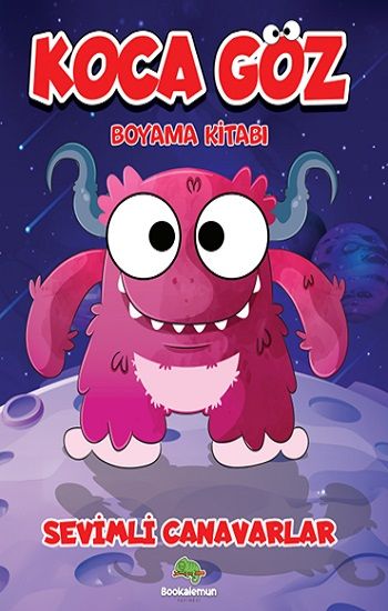 Koca Göz Boyama – Sevimli Canavarlar - Bookalemun Yayınevi Kitap