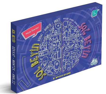 Sağ Beyin Sol Beyin Egzersizleri Set (3 Kitap) - Dikkat ve Zeka Akademisi Yayınları Kitap