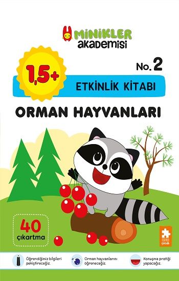 Minikler Akademisi – Orman Hayvanları - Eksik Parça Yayınları Kitap