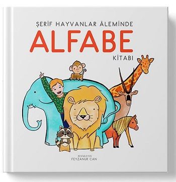 Şerif Hayvanlar Aleminde Alfabe Kitabı - Uçan Kitap Kitap